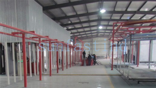 Surface treatment production line